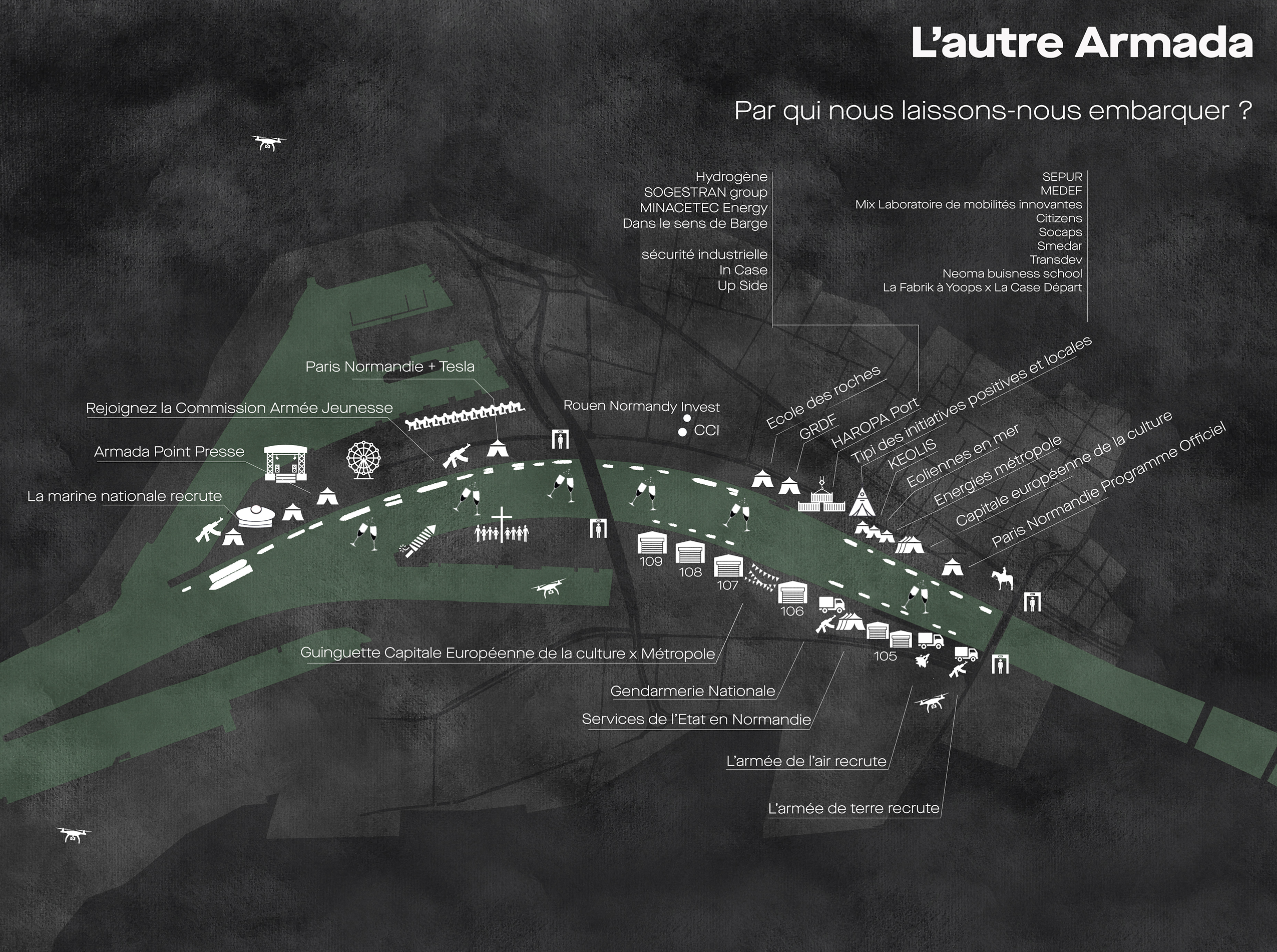 L autre Armada carte interactive